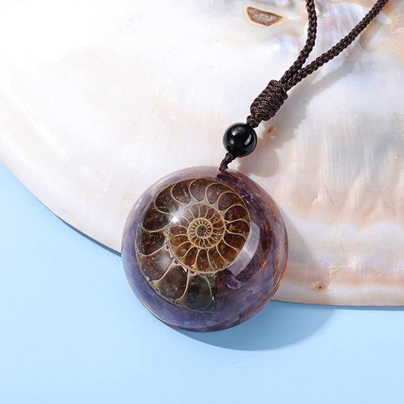 New Top Plaza 7 Chakra Natural Healing Crystal Stone Pendant Necklace Adjustable - Picture 7 of 7